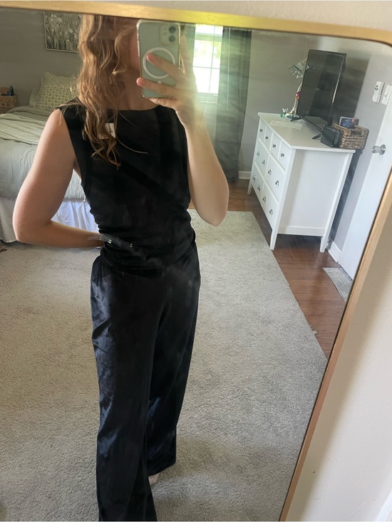 Worthington Pants - Worthington Black Velvet Jumpsuit